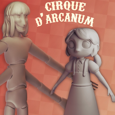 Contortionist & Eloise - Character models for Cirque D'Arcanum
